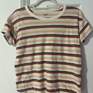 Madewell Multicolor Striped Tee
